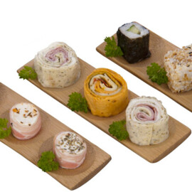 Amuse Schüssel aus Bambus (4 Stück)