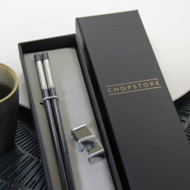 Sanuki Silver Essstäbchen in Geschenkverpackung (1 Paar + 1 Rest)